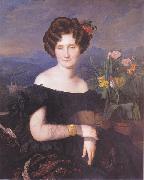 Ferdinand Georg Waldmuller, Bildnis Johanna Borckenstein